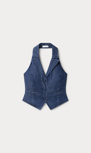 HALTER VEST | INDIGO1187
