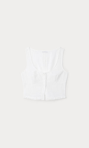 THE EYELET TOP | WHITE001