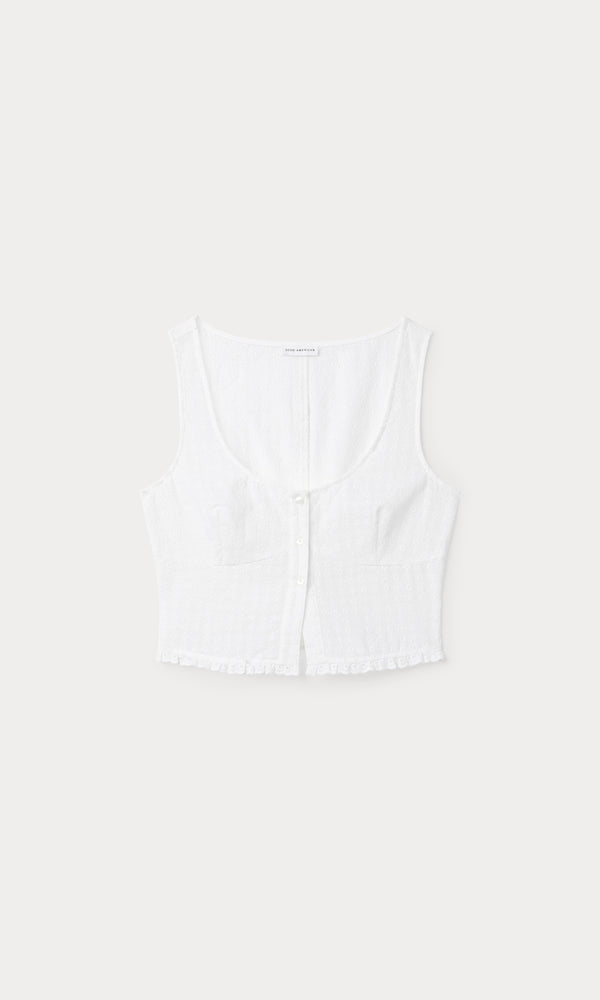 THE EYELET TOP | WHITE001