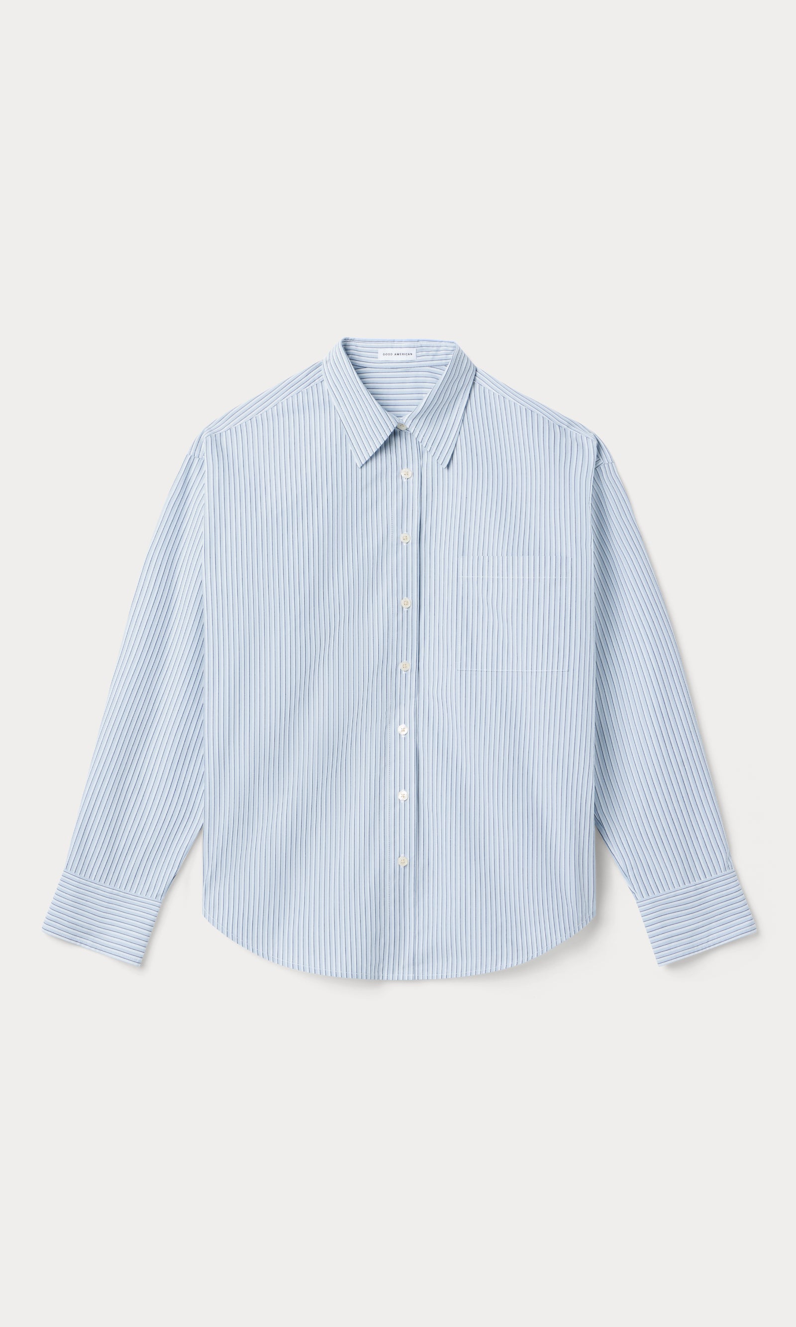 THE POPLIN EASY SHIRT | SUMMER SKY STRIPE