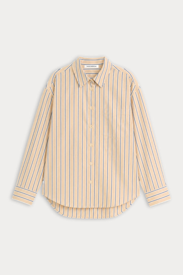 THE POPLIN EASY SHIRT | DUNE MULTI STRIPE