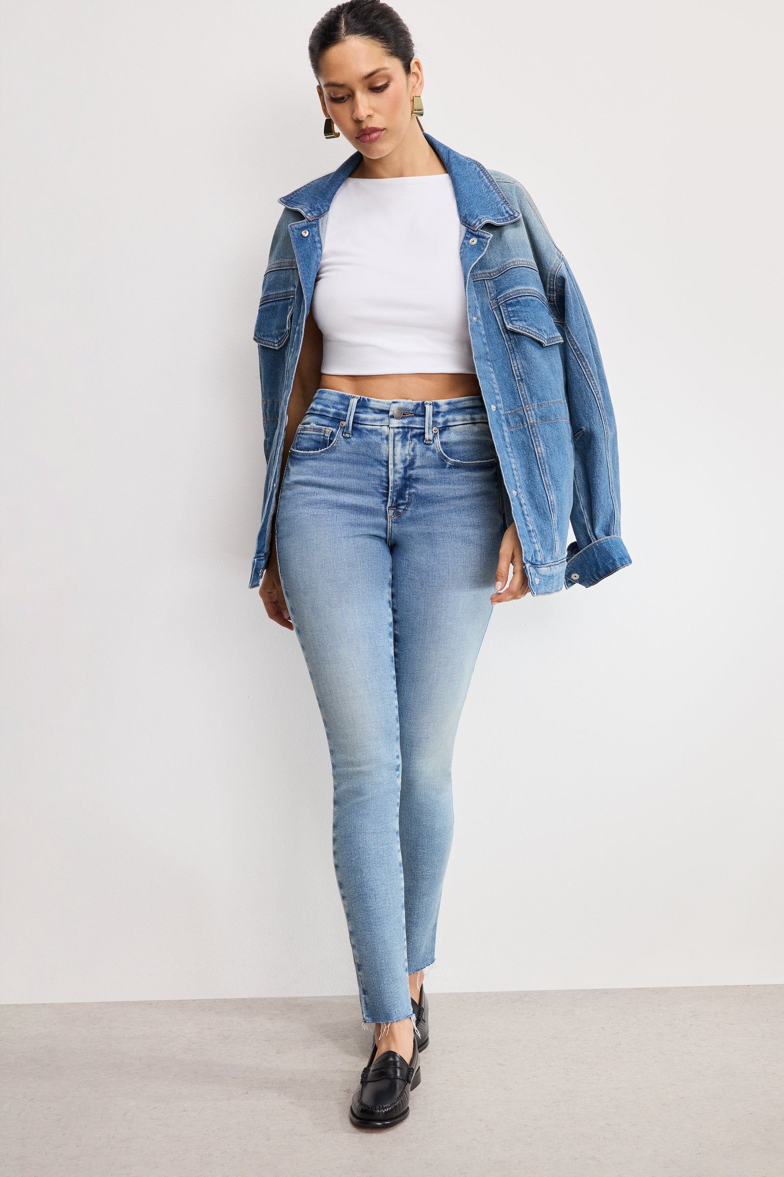 SOFT TECH GOOD LEGS SKINNY JEANS | INDIGO1076