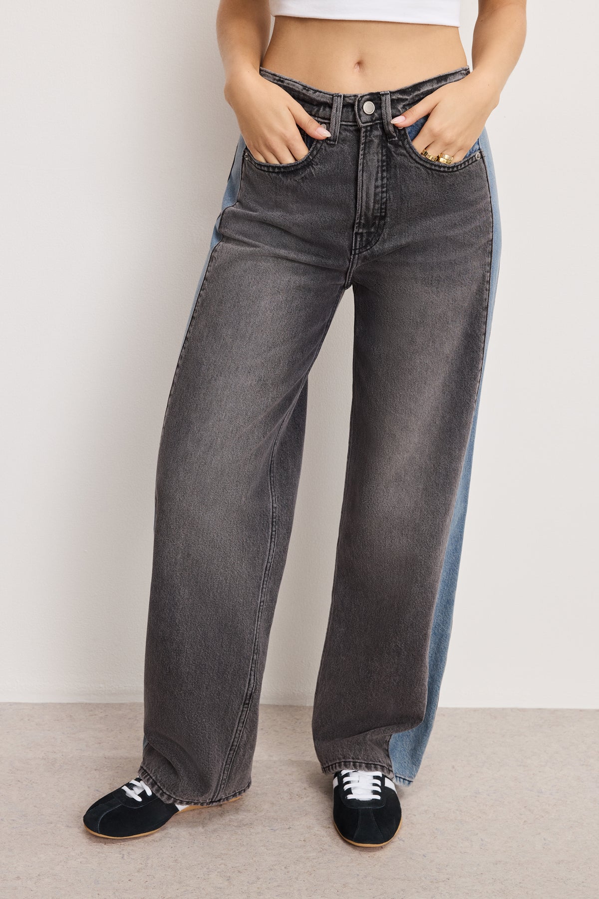 GOOD LOW RISE BAGGY JEANS | INDIGO1000