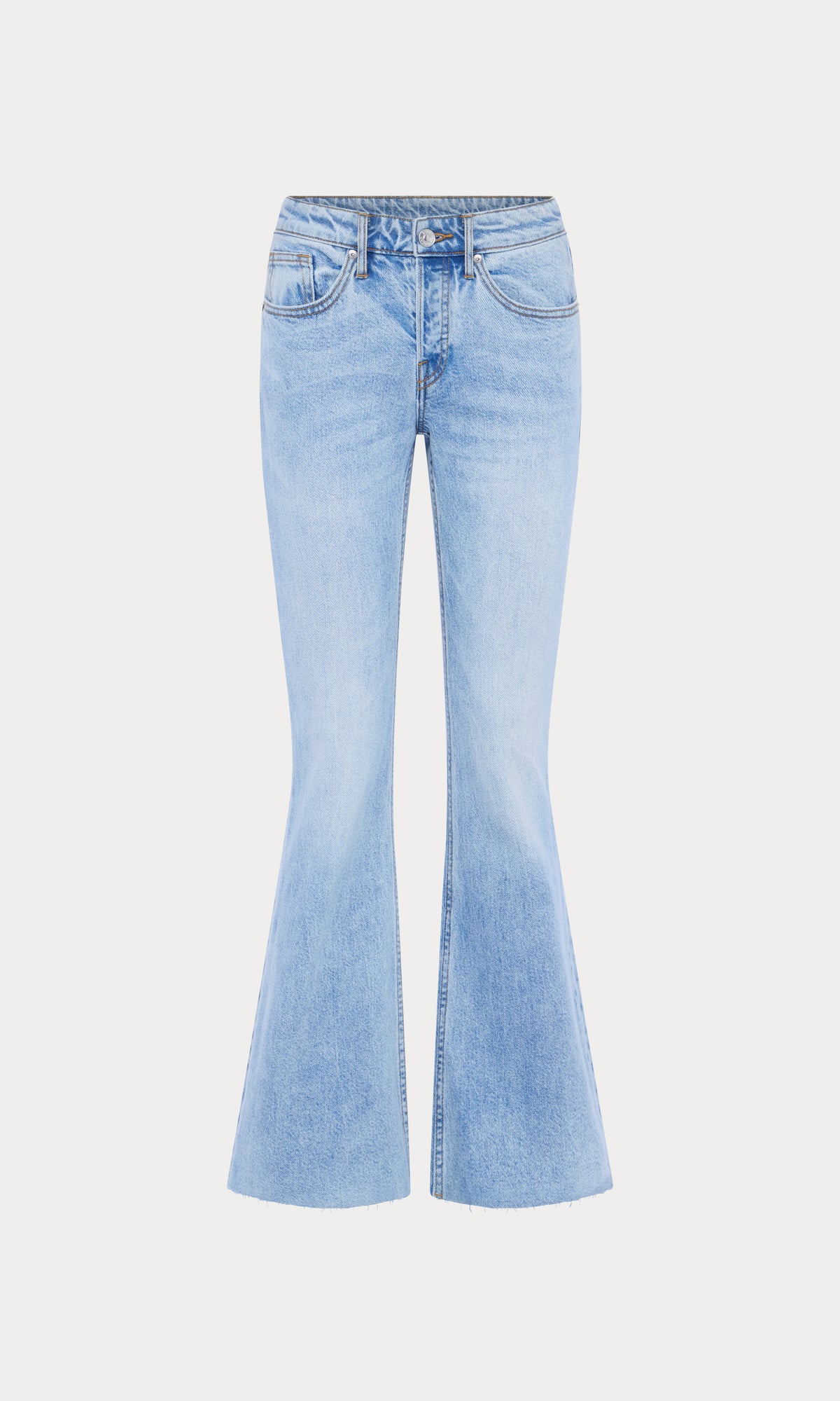 VINTAGE LOW RELAXED FLARE JEANS | INDIGO1288-7 | GOOD AMERICAN | MODEL_A