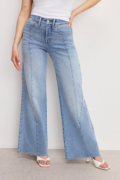 GOOD PETITE PALAZZO JEANS | INDIGO957