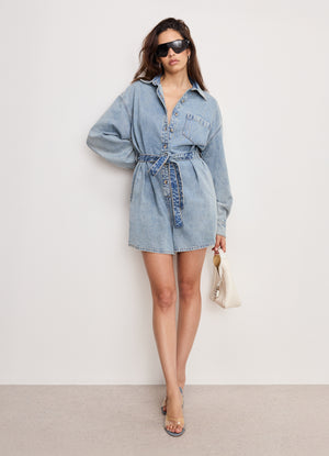 WEIGHTLESS DENIM ROMPER | INDIGO793