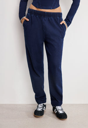 JEANIUS  BOYFRIEND SWEATPANTS | INDIGO1029