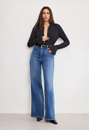 SOFT TECH GOOD SKATE WIDE LEG JEANS | INDIGO891
