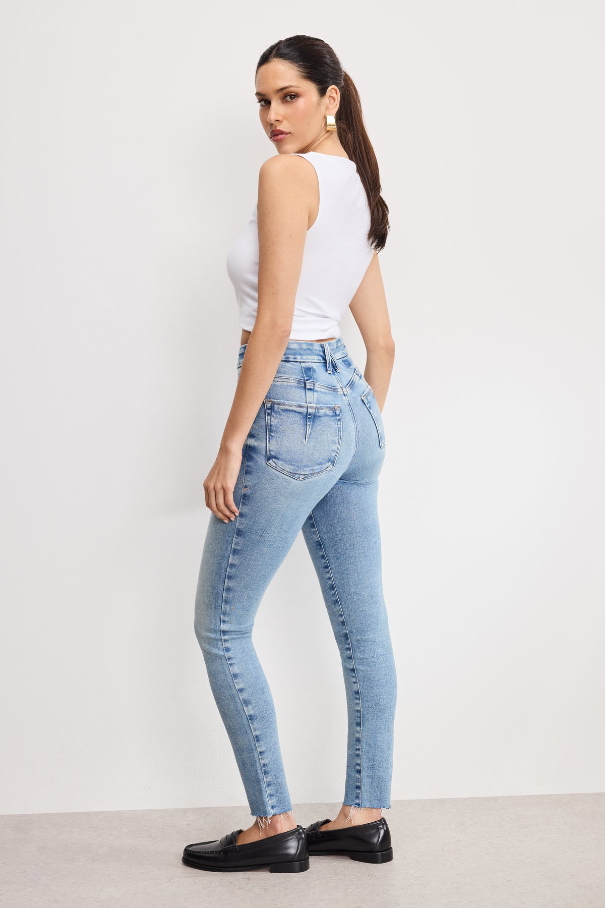 SOFT TECH GOOD LEGS SKINNY JEANS | INDIGO1076