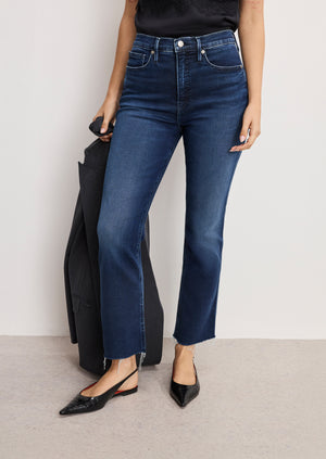 SOFT TECH GOOD KICK FLARE JEANS | INDIGO1068