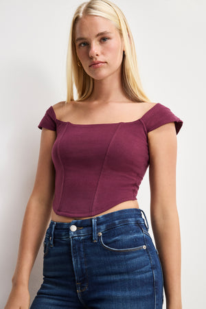 DOLLY SUPER STRETCH CORSET TOP | FIG007
