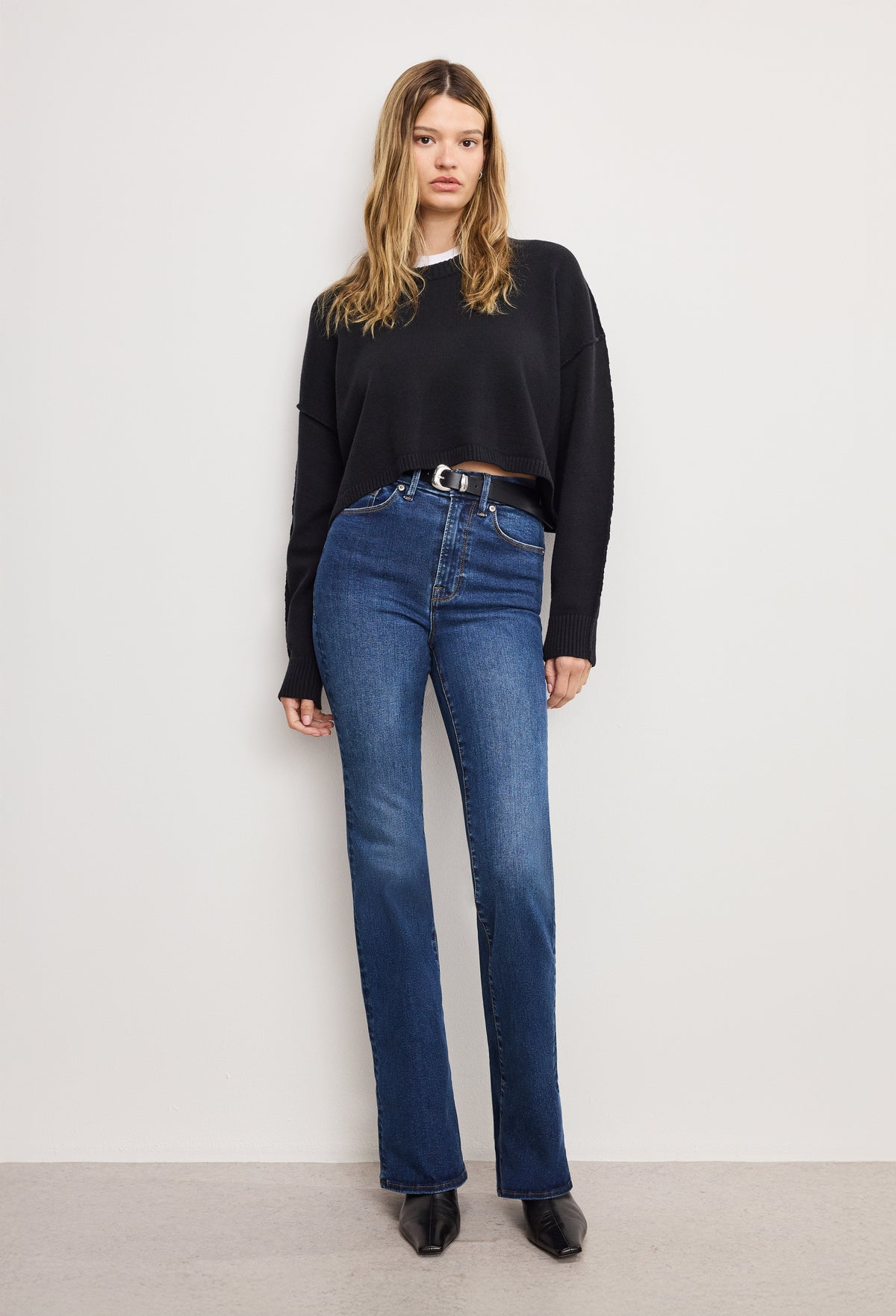 ALWAYS FITS CLASSIC BOOTCUT JEANS INDIGO446