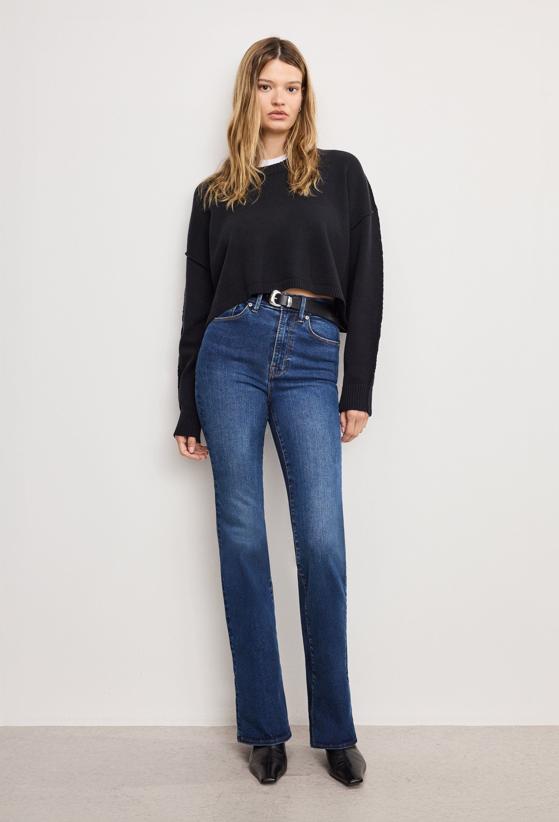 ALWAYS FITS CLASSIC BOOTCUT JEANS INDIGO446