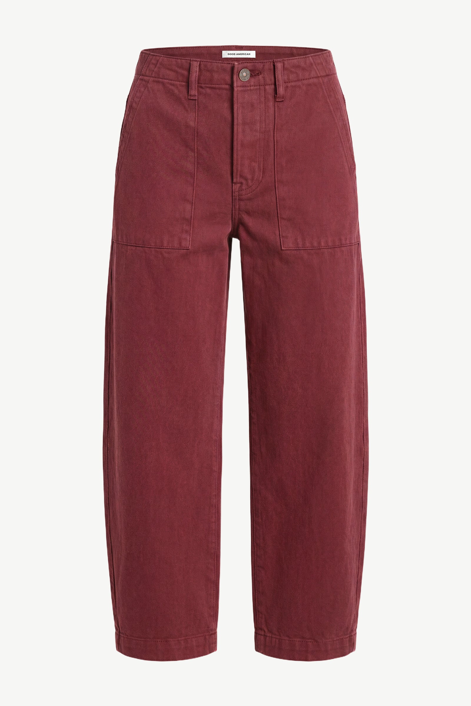 VINTAGE BARREL ANKLE JEANS | BERRY NOIR