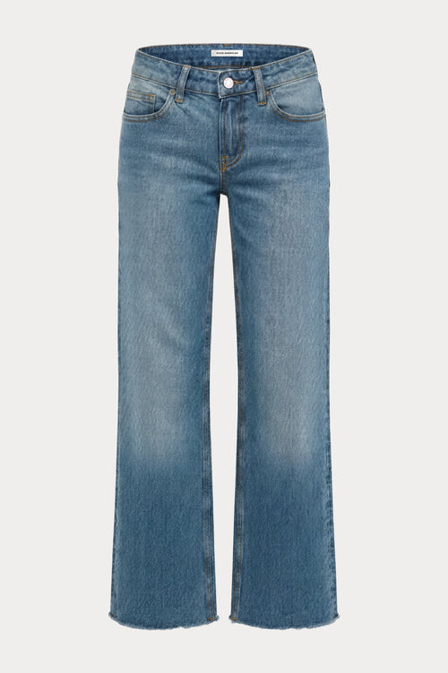 VINTAGE LOW LOOSE JEANS | TROUBLED WATER-7 | GOOD AMERICAN | FLAT