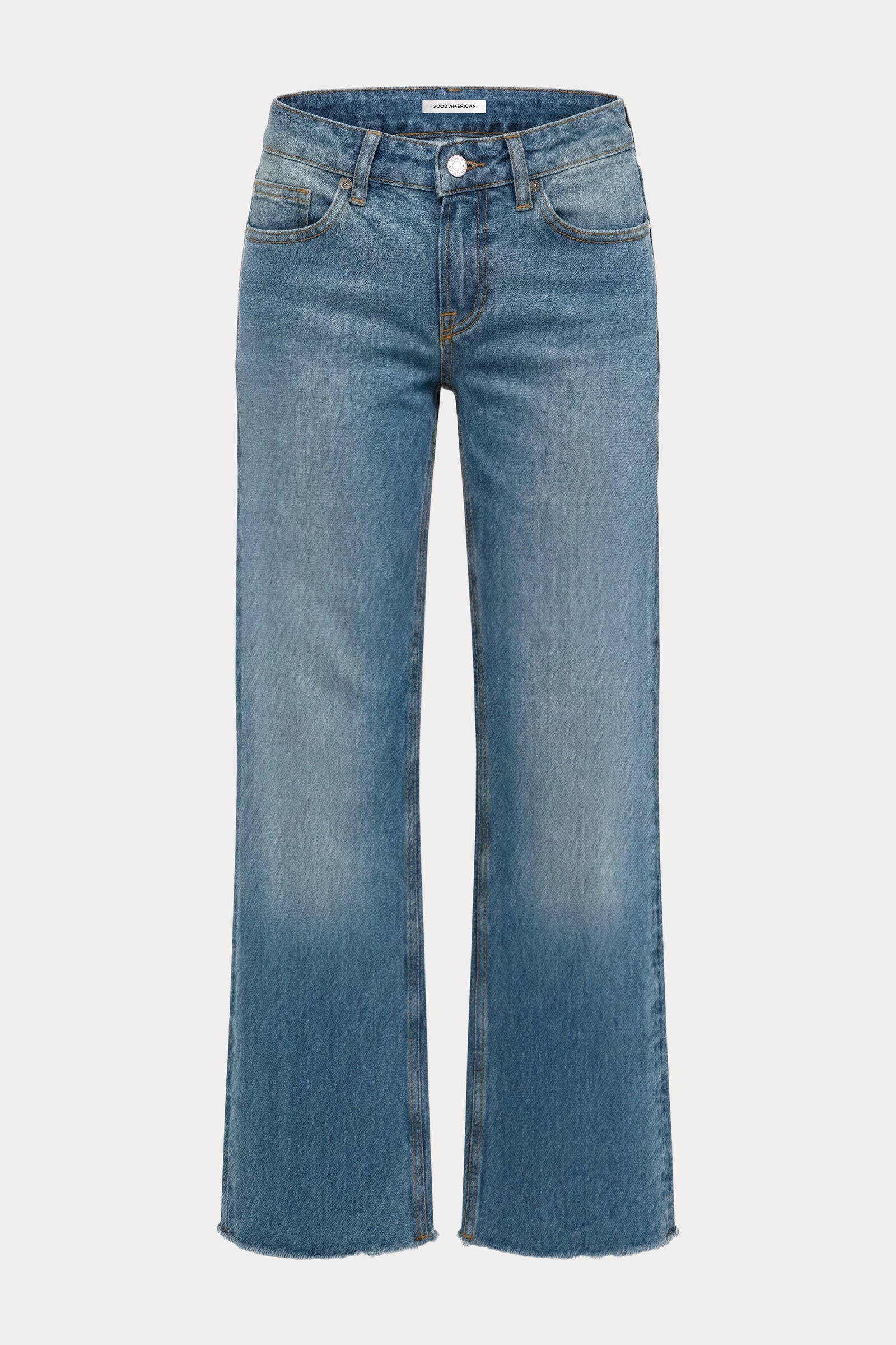 VINTAGE LOW LOOSE JEANS | TROUBLED WATER-7 | GOOD AMERICAN | FLAT
