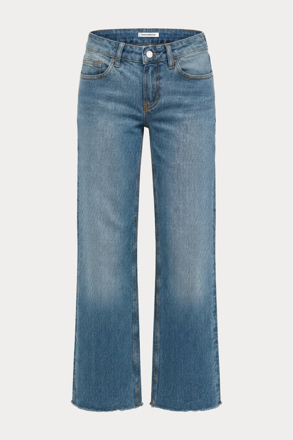 VINTAGE LOW LOOSE JEANS | TROUBLED WATER-7 | GOOD AMERICAN | FLAT