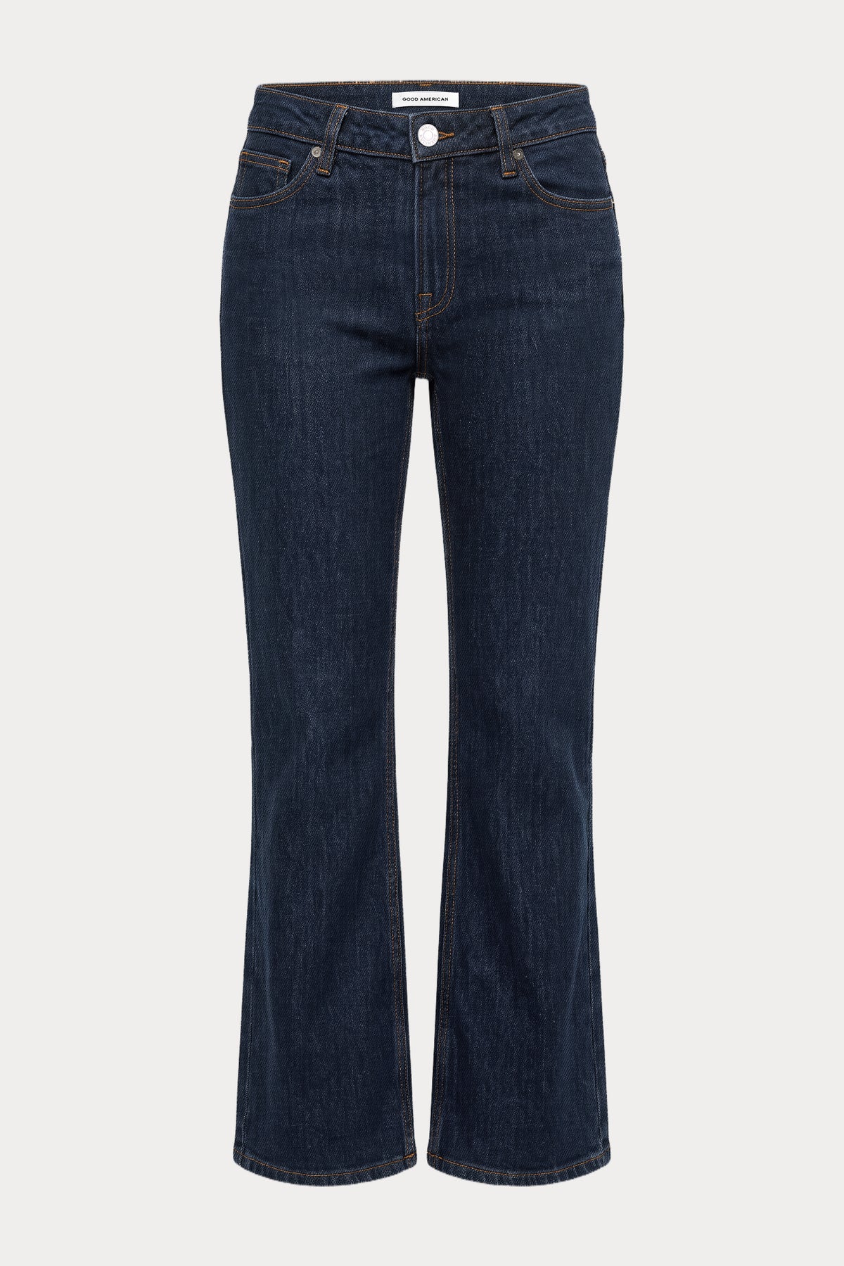 VINTAGE LOW RISE BOOTCUT JEANS | RINSE-7 | GOOD AMERICAN | FLAT
