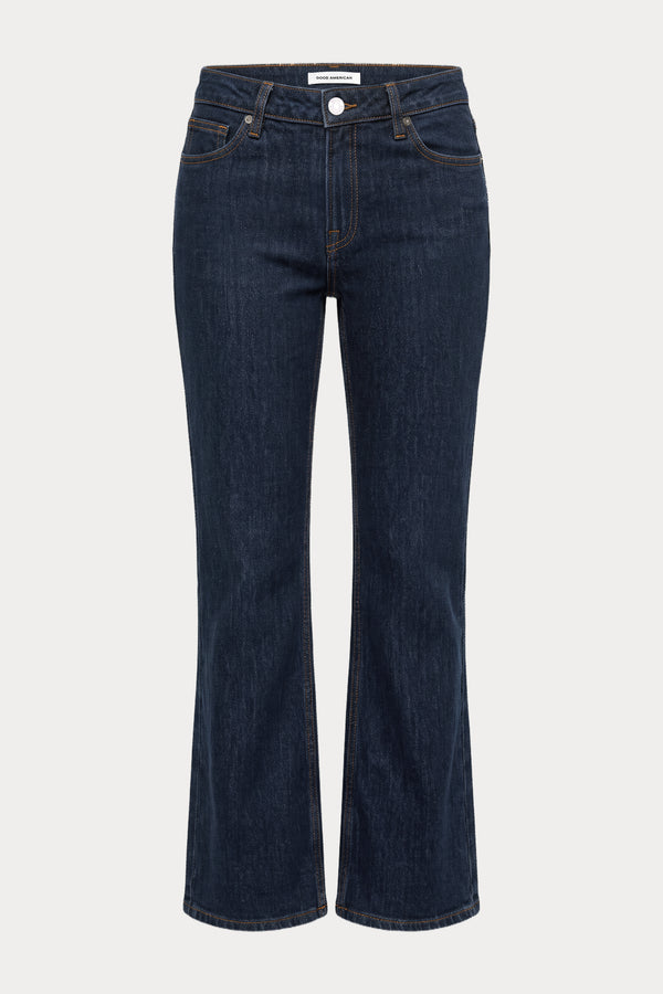 VINTAGE LOW RISE BOOTCUT JEANS | RINSE-7 | GOOD AMERICAN | FLAT