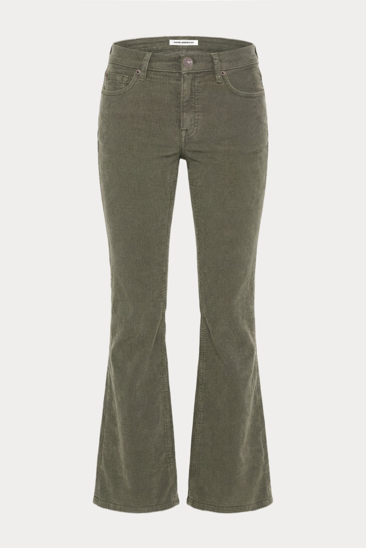 VINTAGE LOW RISE BOOTCUT CORDUROY PANT | WASHED CYPRESS-7 | GOOD AMERICAN | GHOST