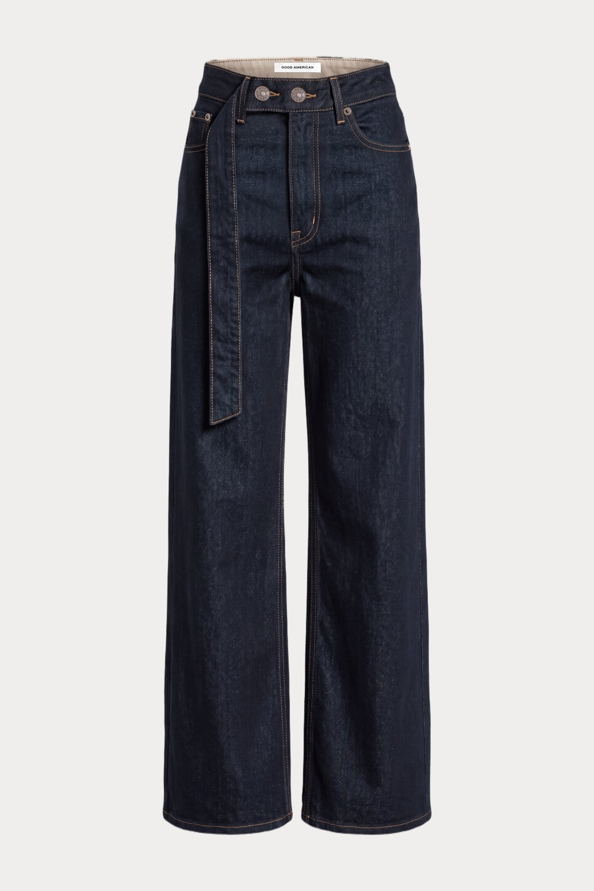 BELTED VINTAGE LOW SLUNG BAGGY JEANS | RINSE