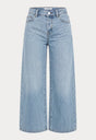 VINTAGE WIDE CROP JEANS | ZANEY-7 | GOOD AMERICAN | FLAT