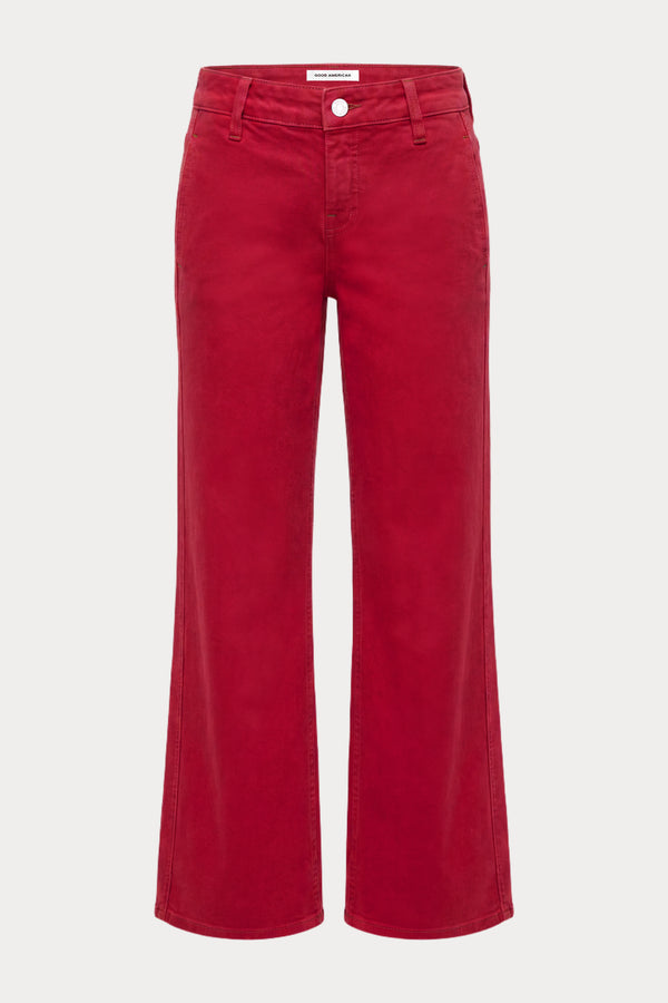 VINTAGE WIDE CROP JEANS | SCOOTER-7 | GOOD AMERICAN | FLAT
