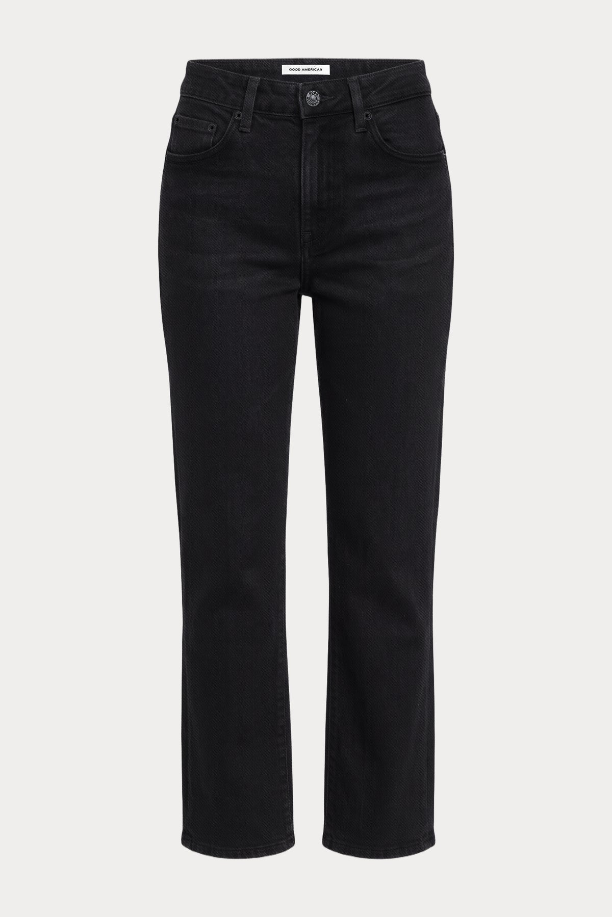 VINTAGE STRAIGHT ANKLE JEANS | ASPHALT-7 | GOOD AMERICAN | FLAT