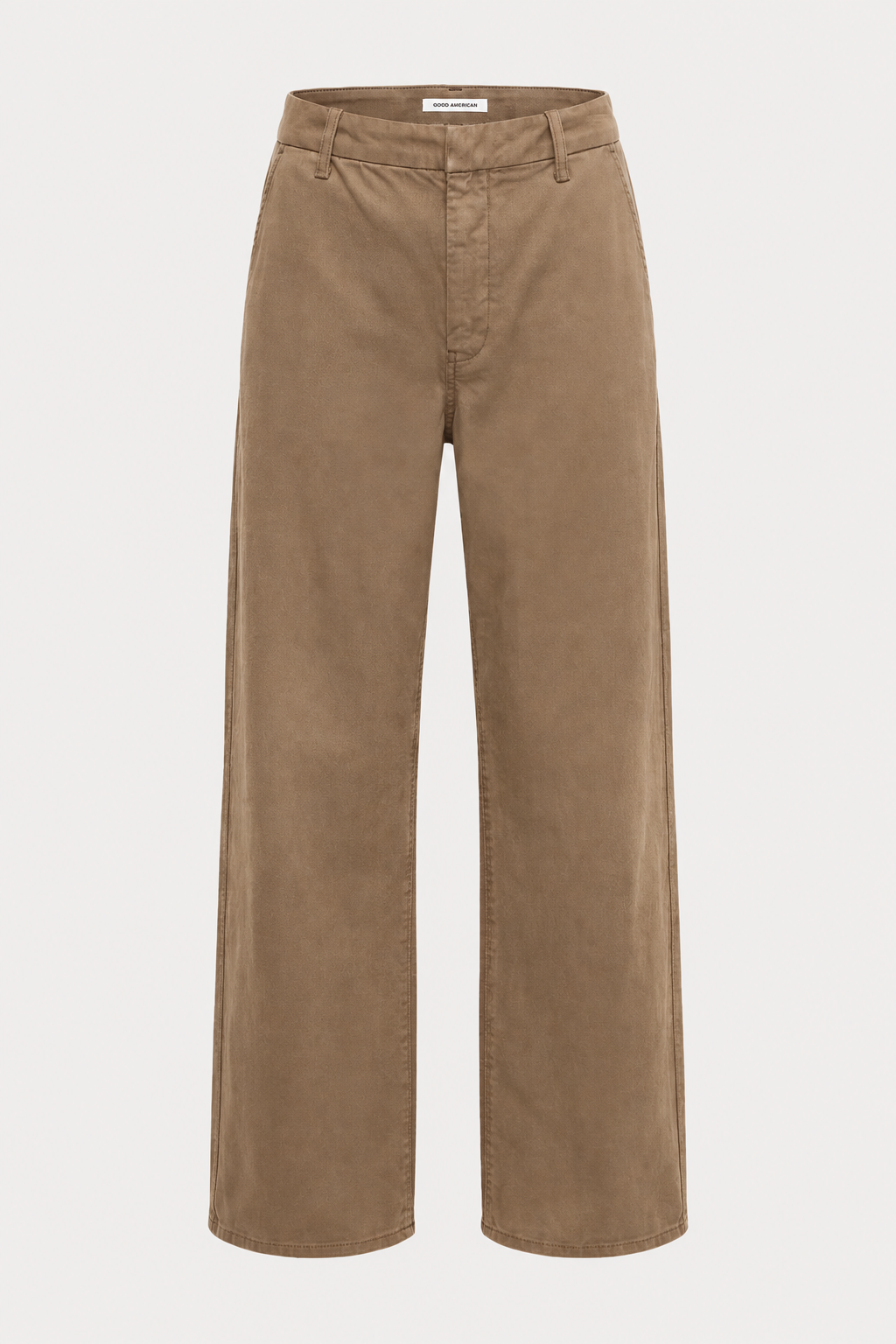 THE LOW SLUNG BAGGY TROUSER | TEA BARK-7 | GOOD AMERICAN | GHOST