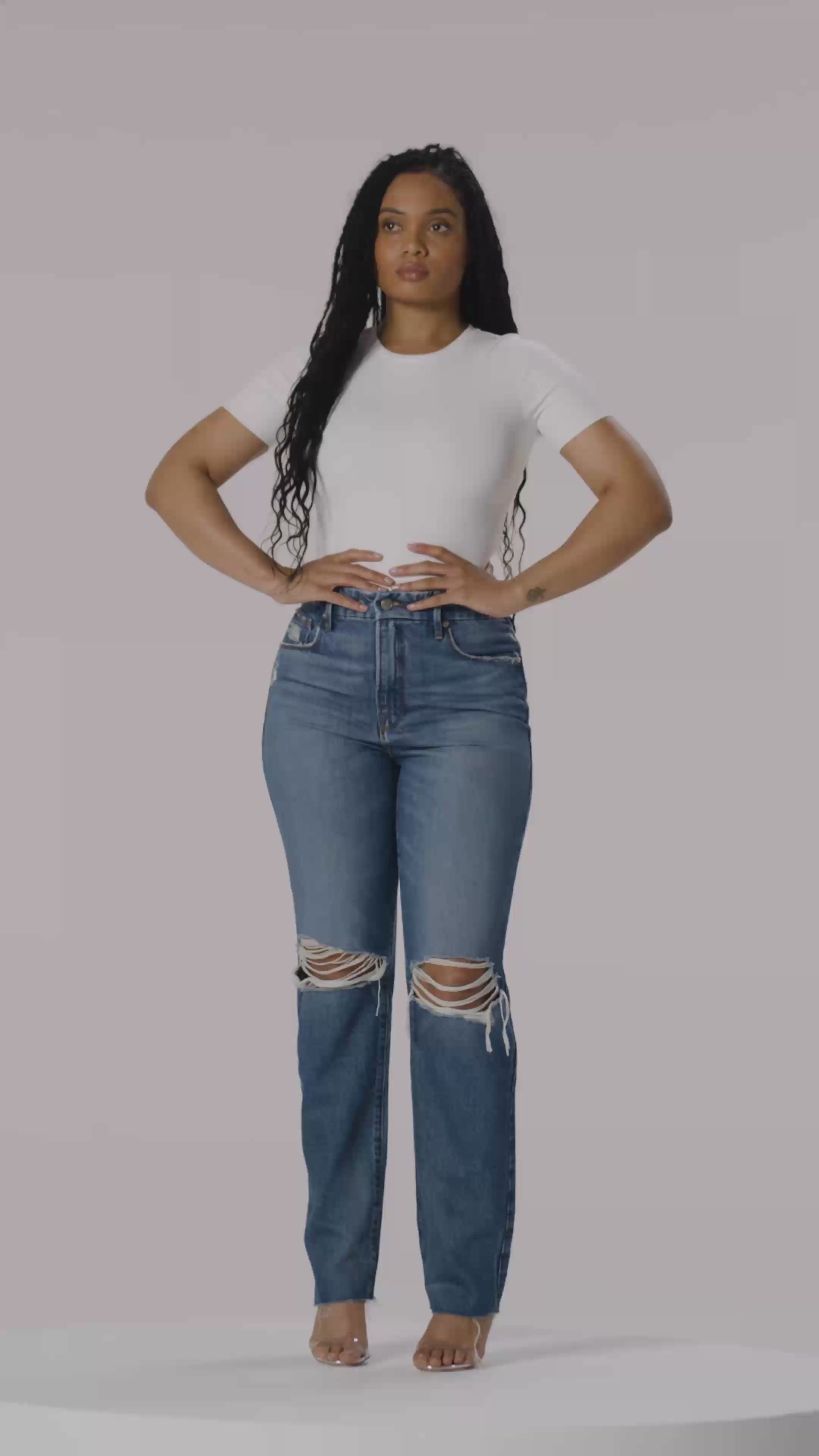GOOD ICON STRAIGHT DIAMOND JEANS | INDIGO357 – GOOD AMERICAN